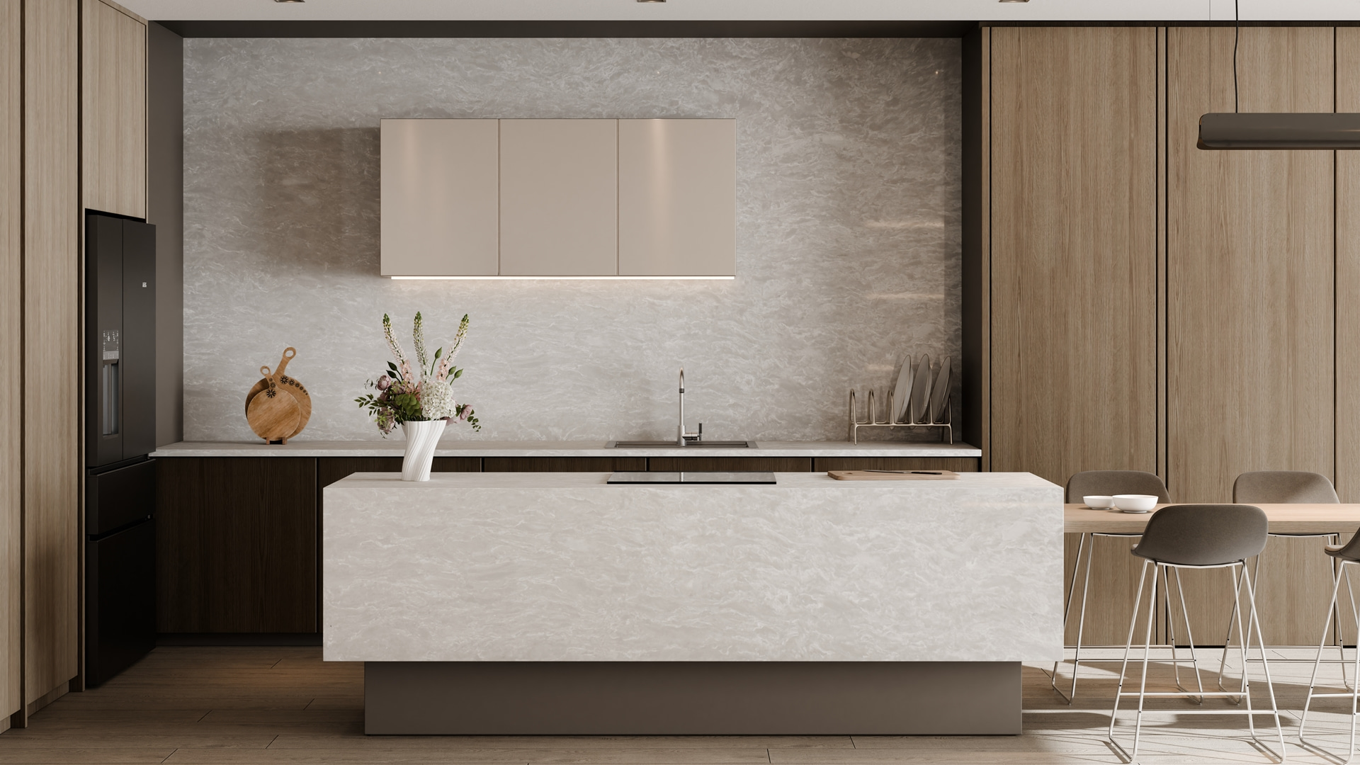 Luxe - Azur Quartz slab